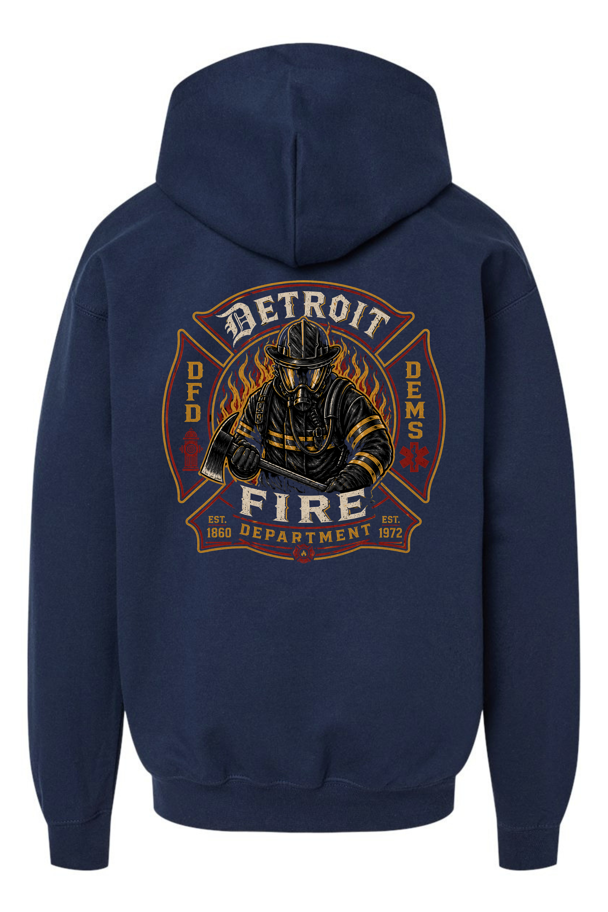 Hoodie Navy - Back.png