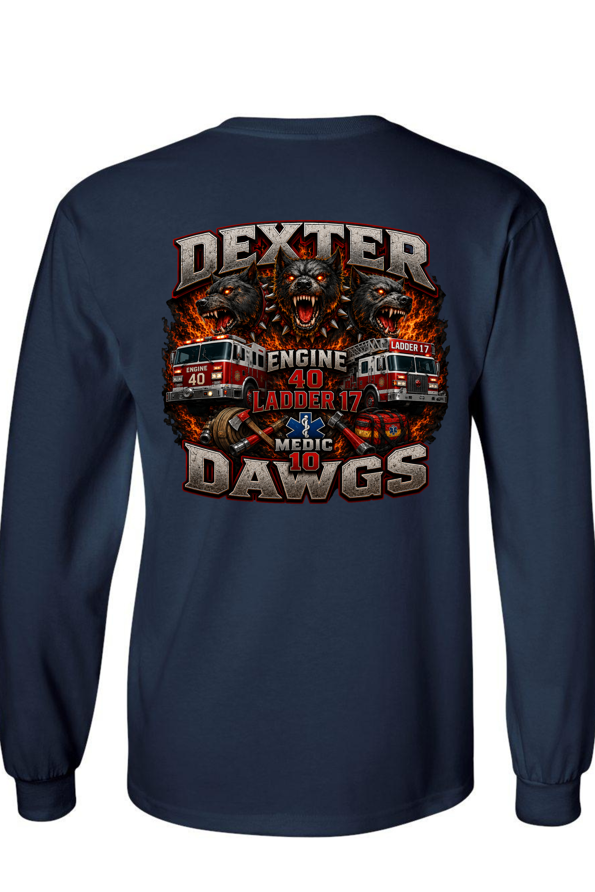 Long Sleeve Navy - Back.png