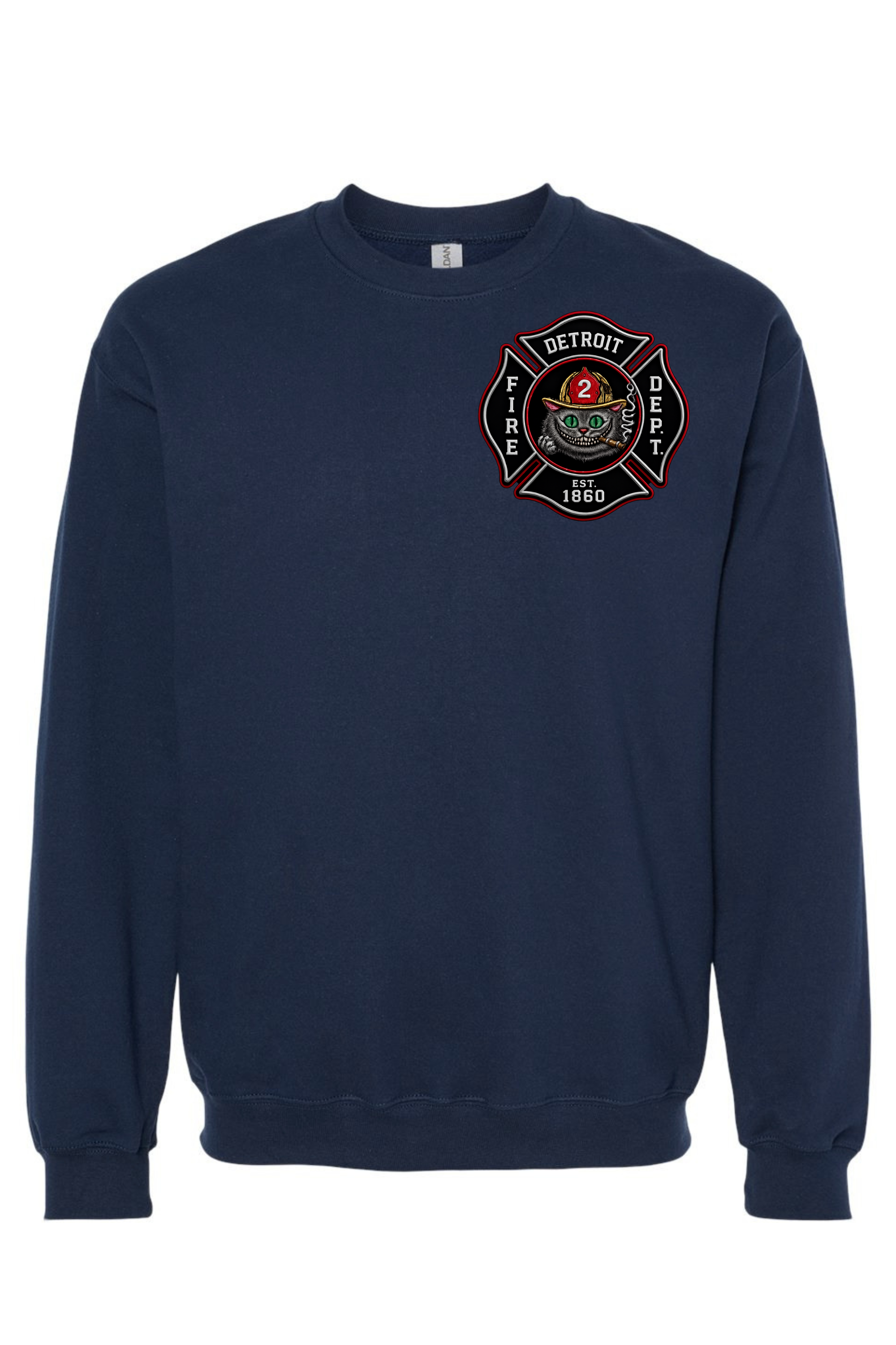 Crew Neck Navy - Front.png