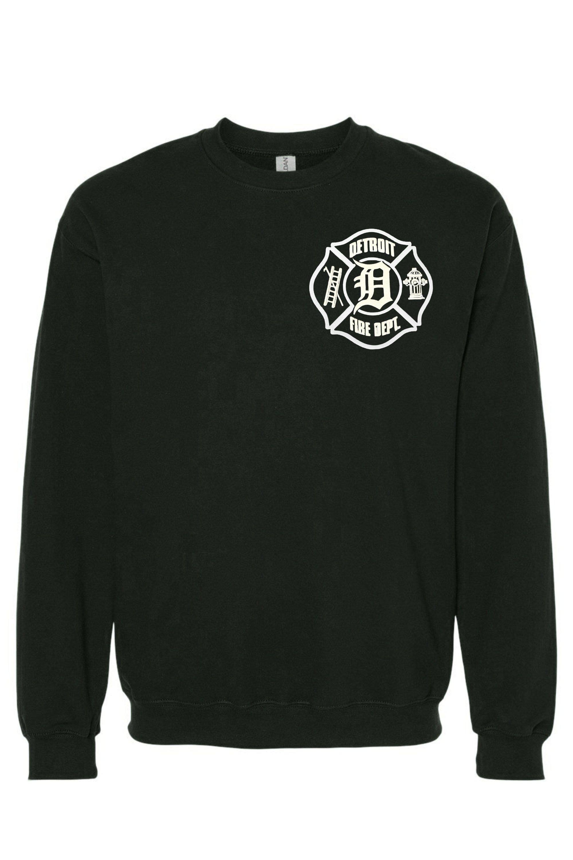 Crew Neck Black - Front.png