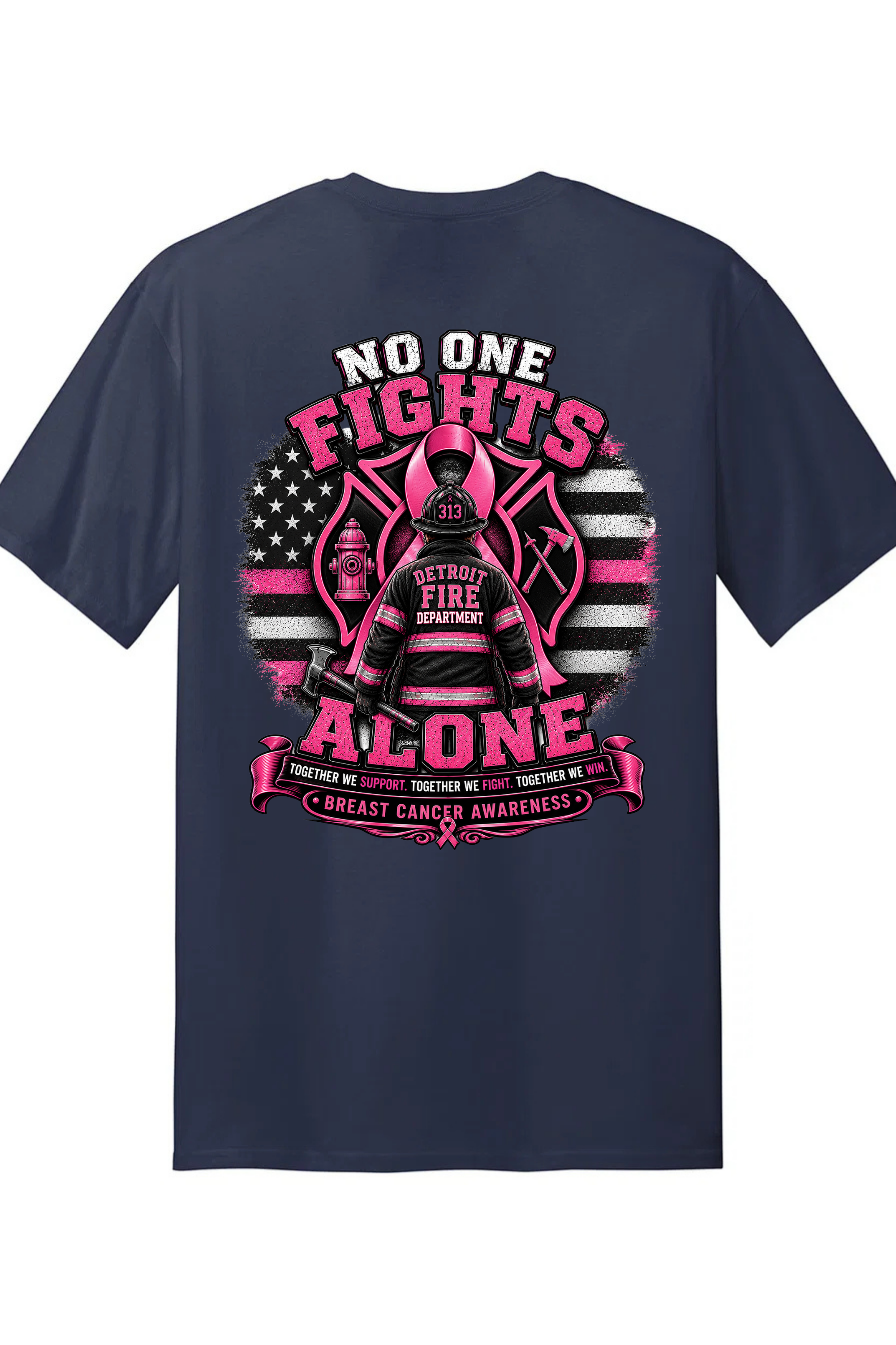 Detroit Fire “No One Fights Alone” Breast Cancer Awareness Collection