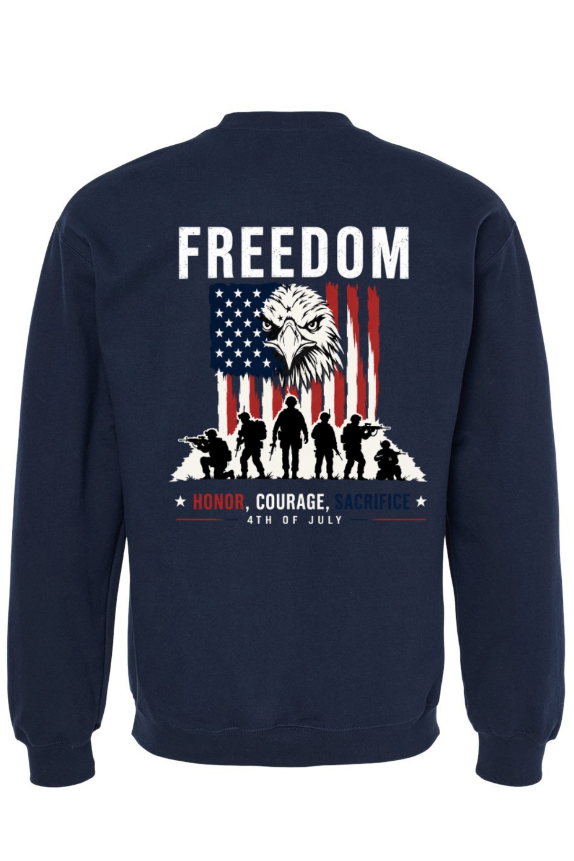 Crew Neck Navy - Back.png