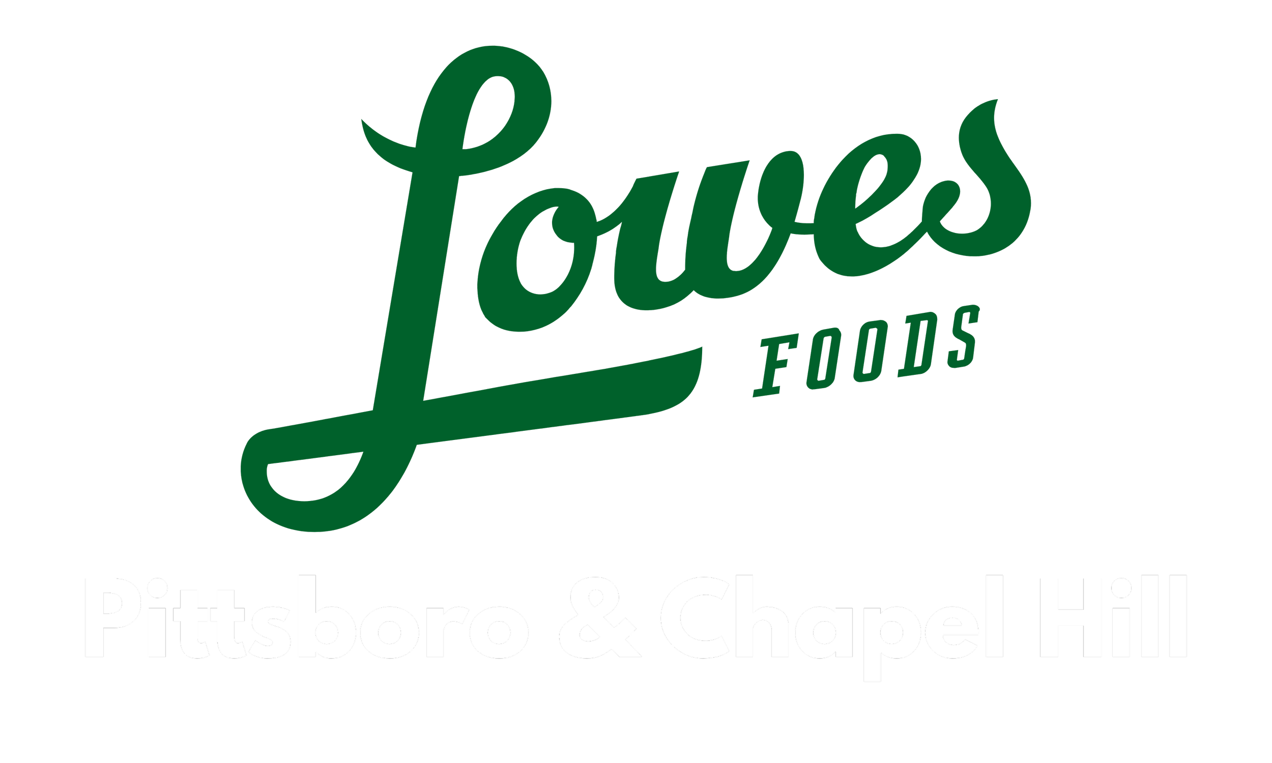 Logo for Louie's Foods, featuring a green script-style font and a tagline about Pittsburgh and Chartres Hill.