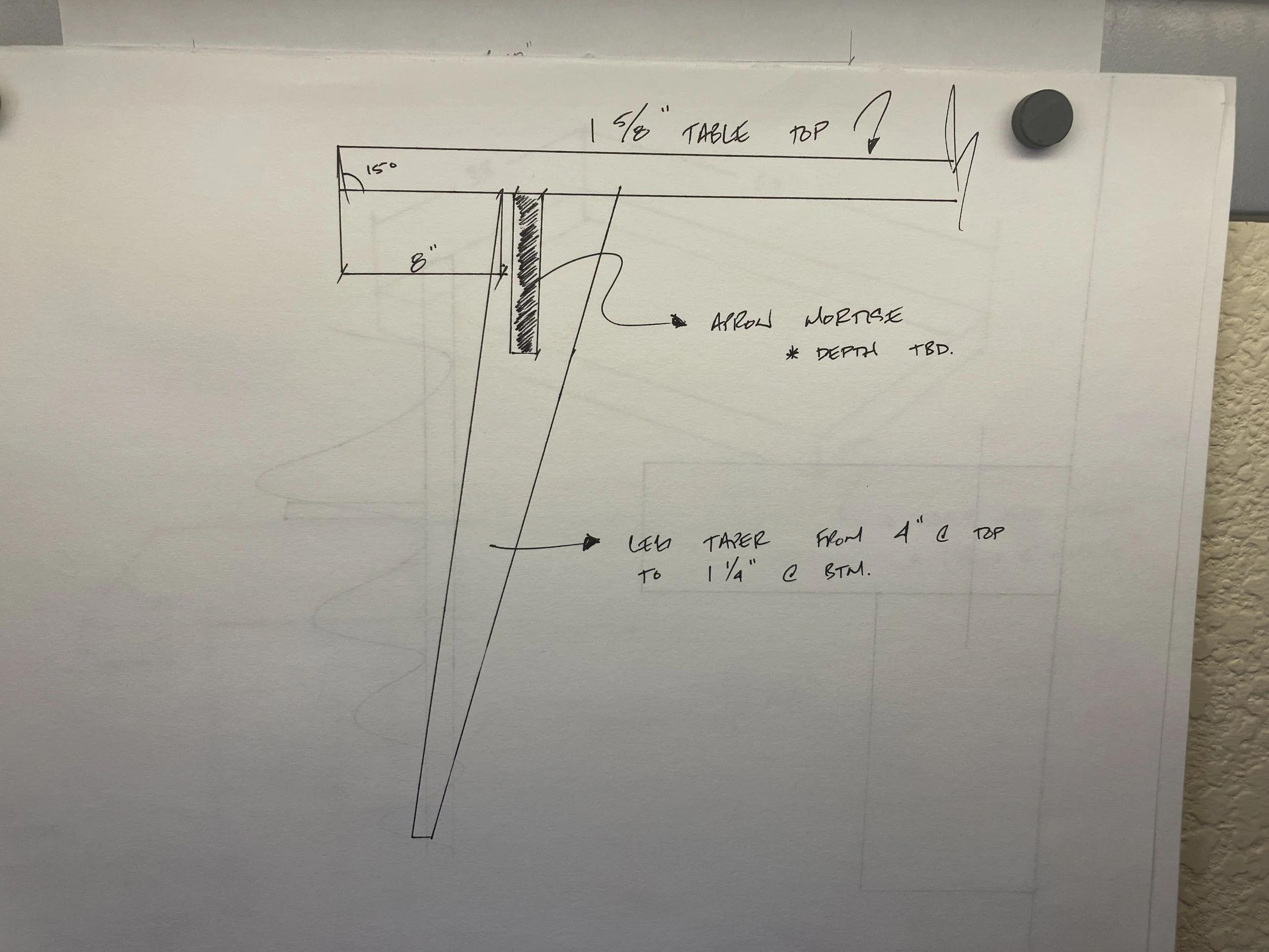 shop drawing for fabrication and joinery