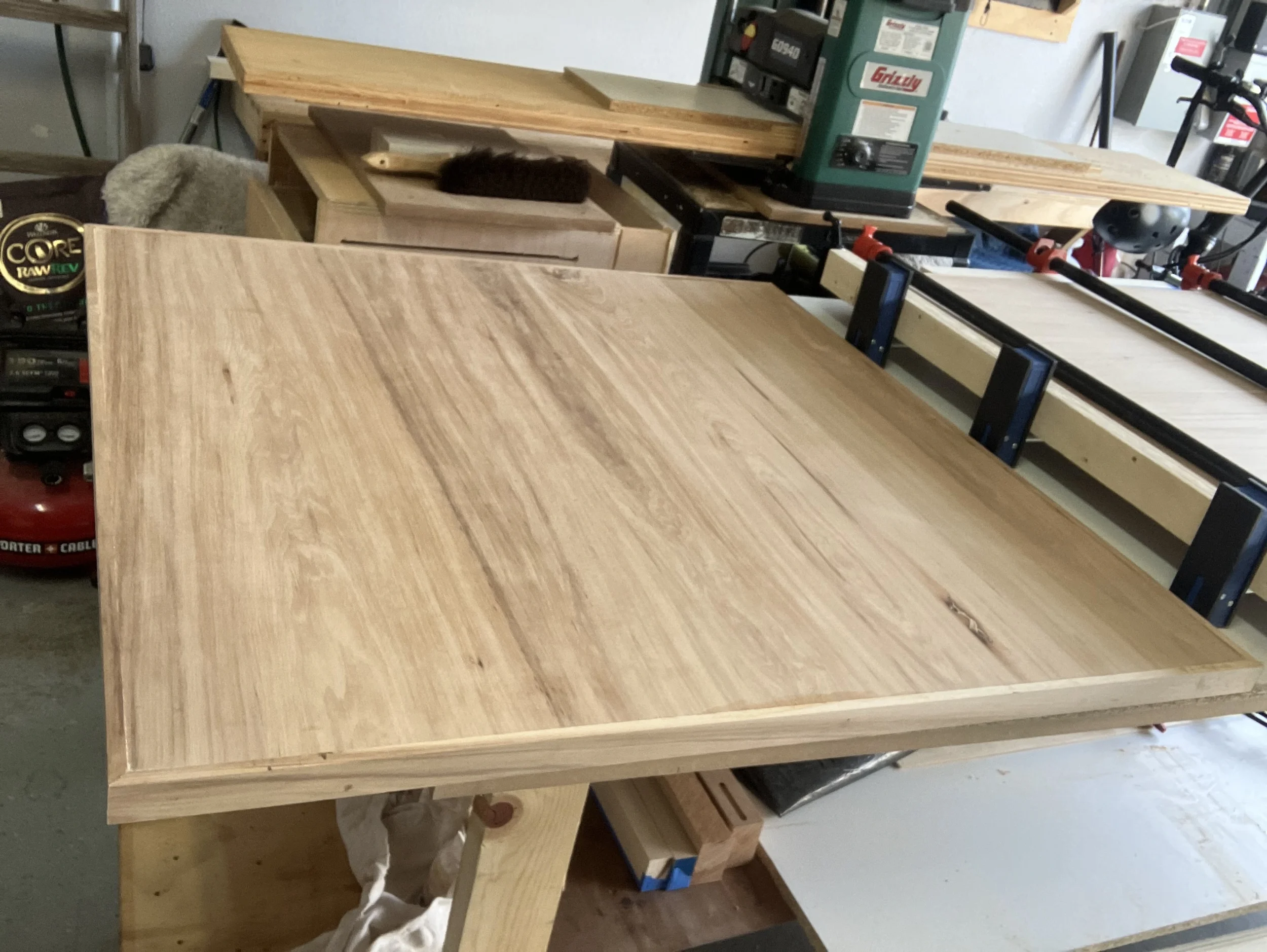 hickory table top fabrication