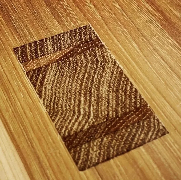 through wedged mortise and tenon joinery