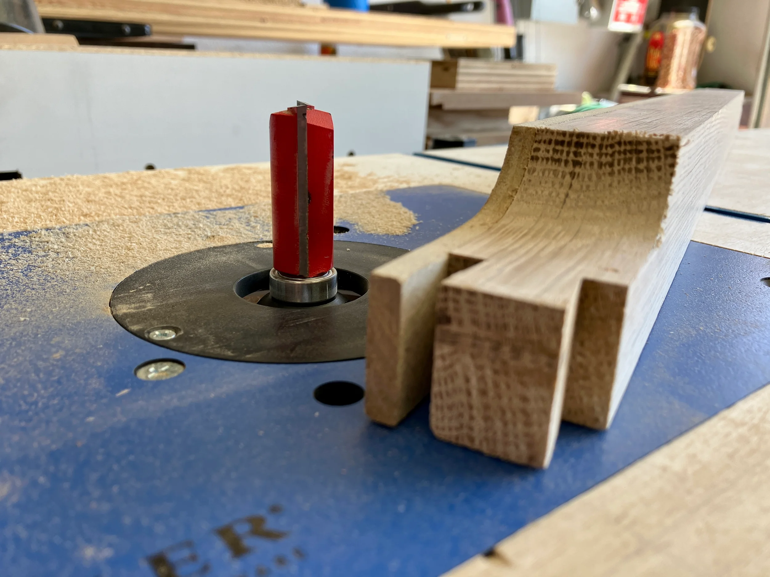 radius taper on sliding dovetail joint