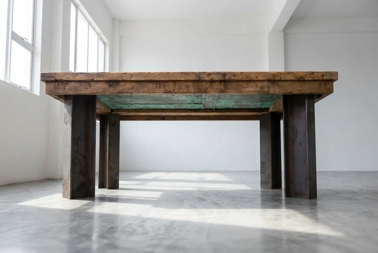Bespoke Dining Table in studio