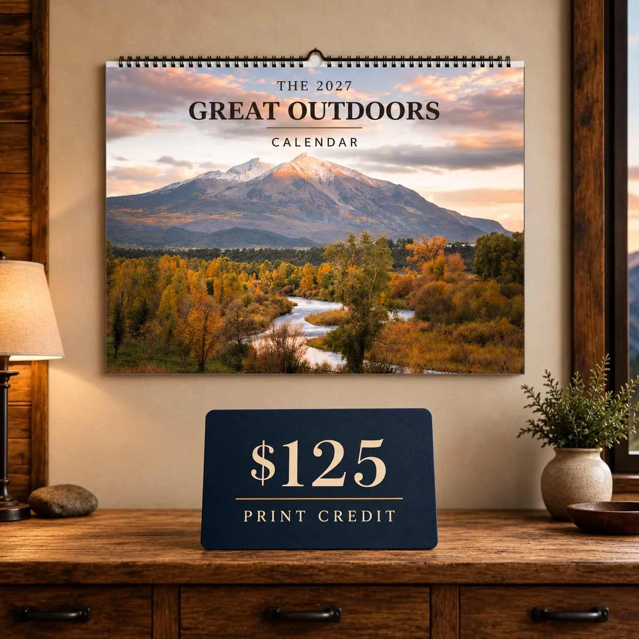 2027 Calendar + $125 print credit