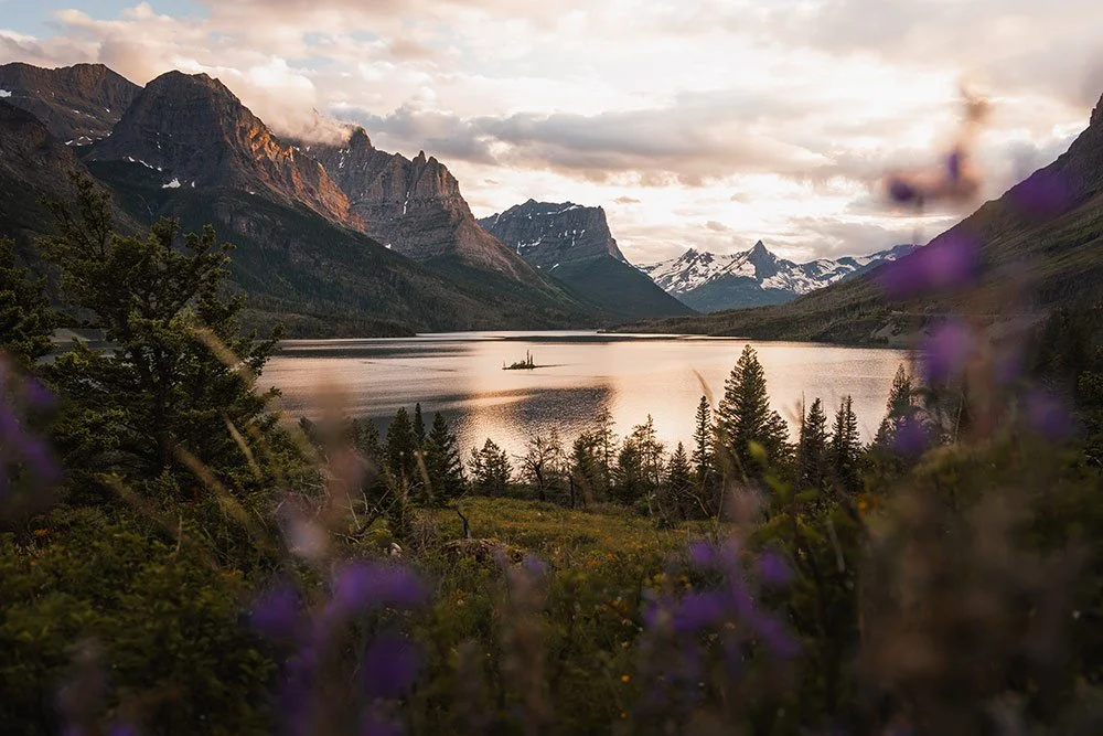Sunset over the Rockies