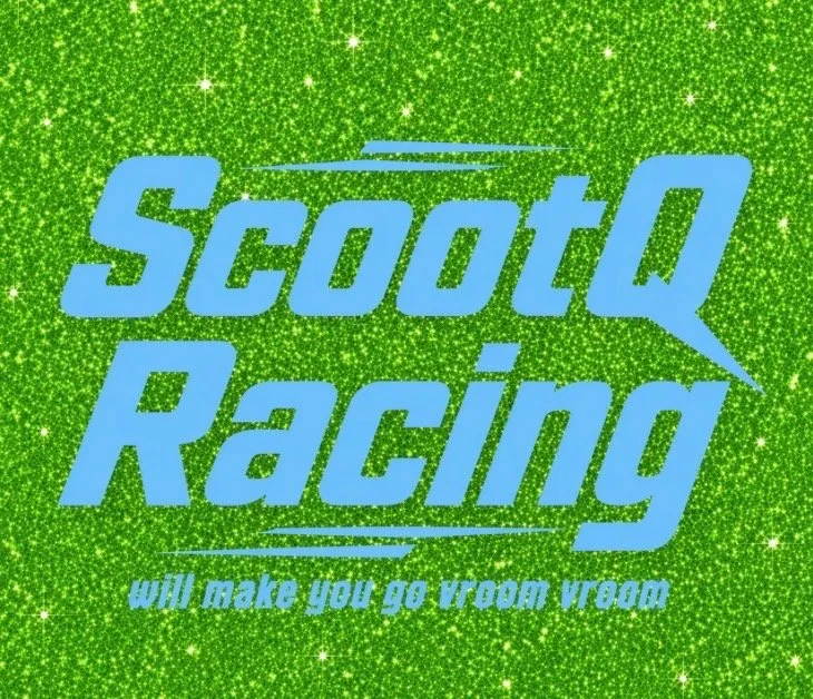 SCOOT Q RACING STICKER - VROOM VROOM
