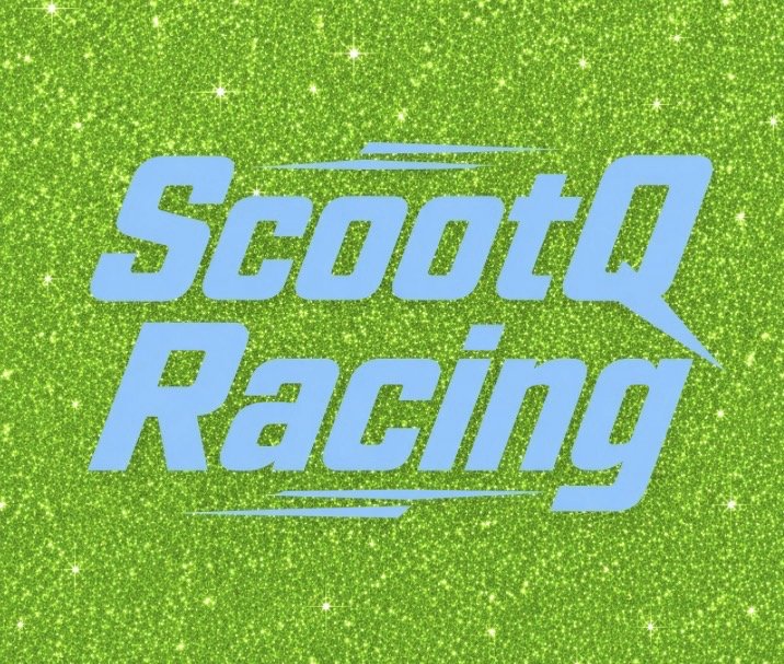 SCOOT Q RACING STICKER - GREEN