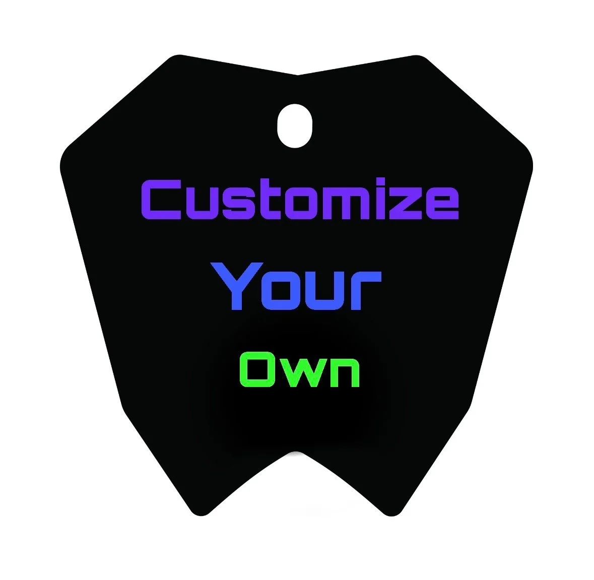 Custom RTR Plate Decal