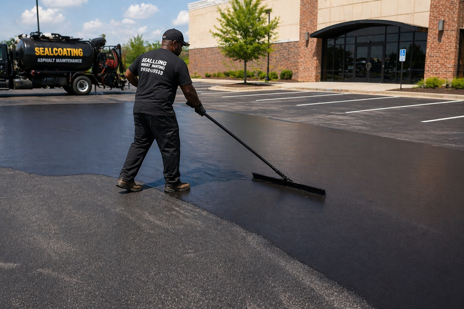 High-quality asphalt sealcoating to protect and extend the life of driveways and parking lots across Northern Indiana.