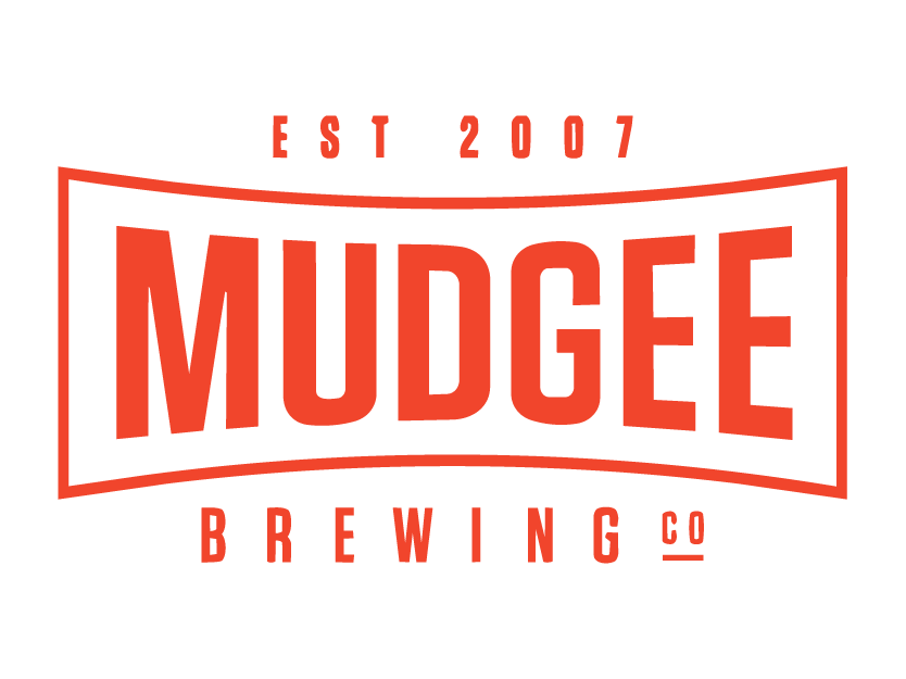 Mudgee Brewing Co logo with 'Est 2007' on top and 'Brewery' at the bottom, in red text on black background.