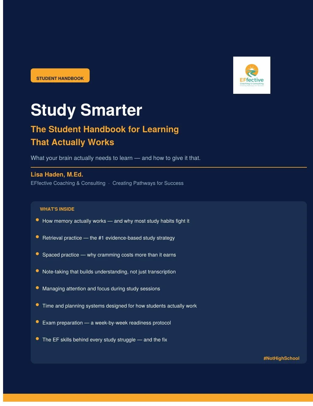 Study Smarter: The Student Handbook For Learning That Actually Works