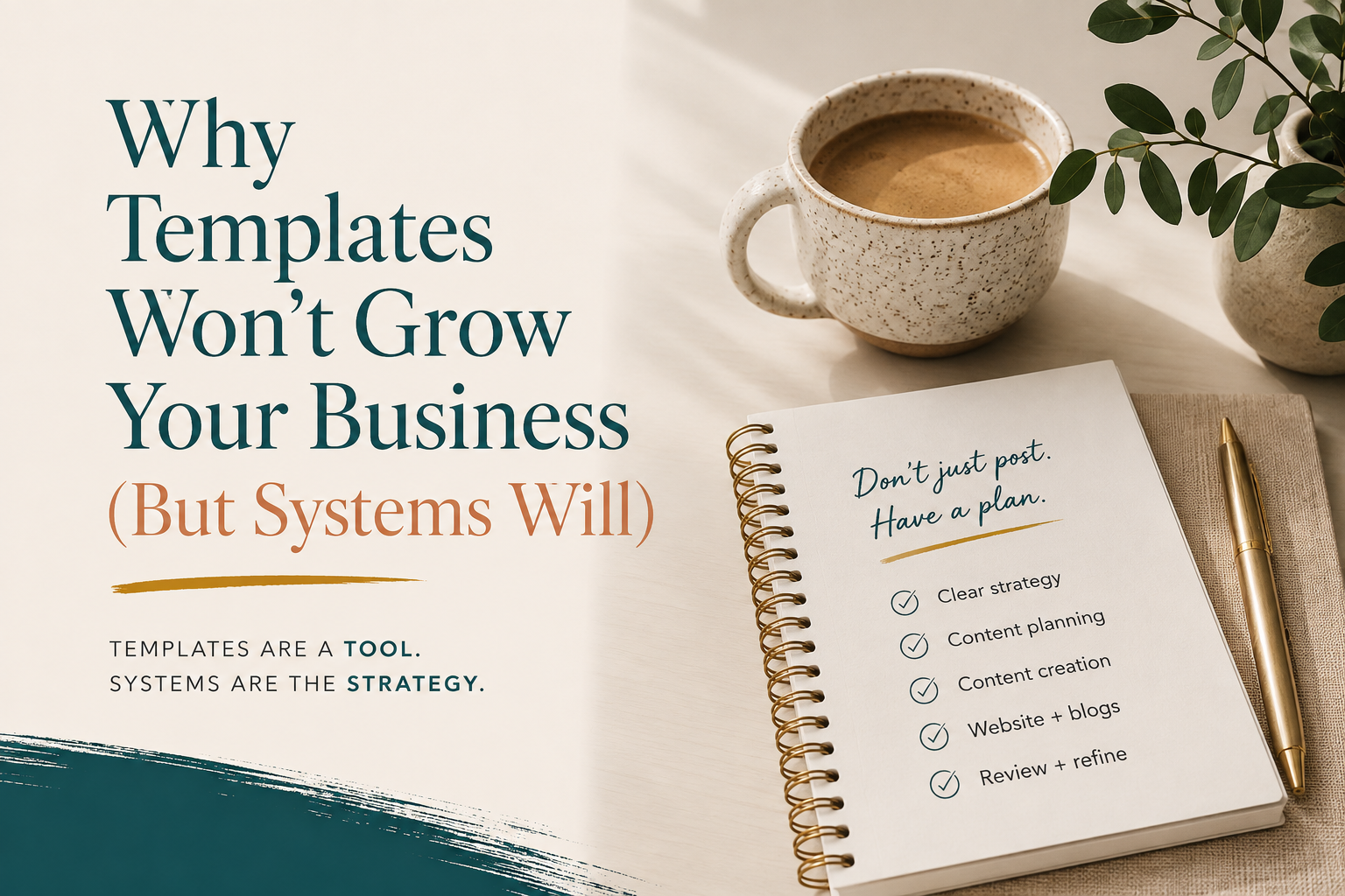 Why Templates Won’t Grow Your Business (But Systems Will)
