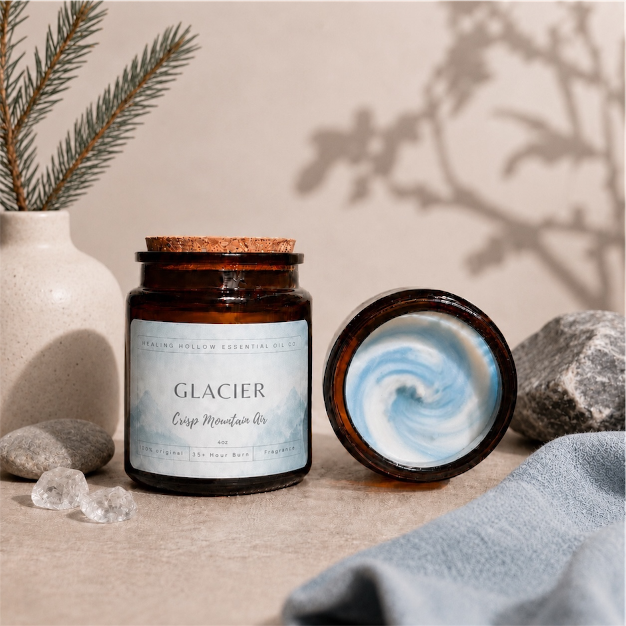 Glacier Candle