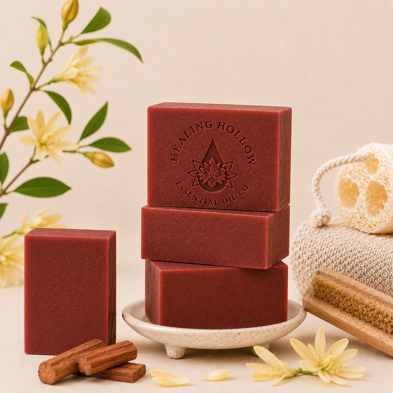 Golden Sandalwood Soap Bar