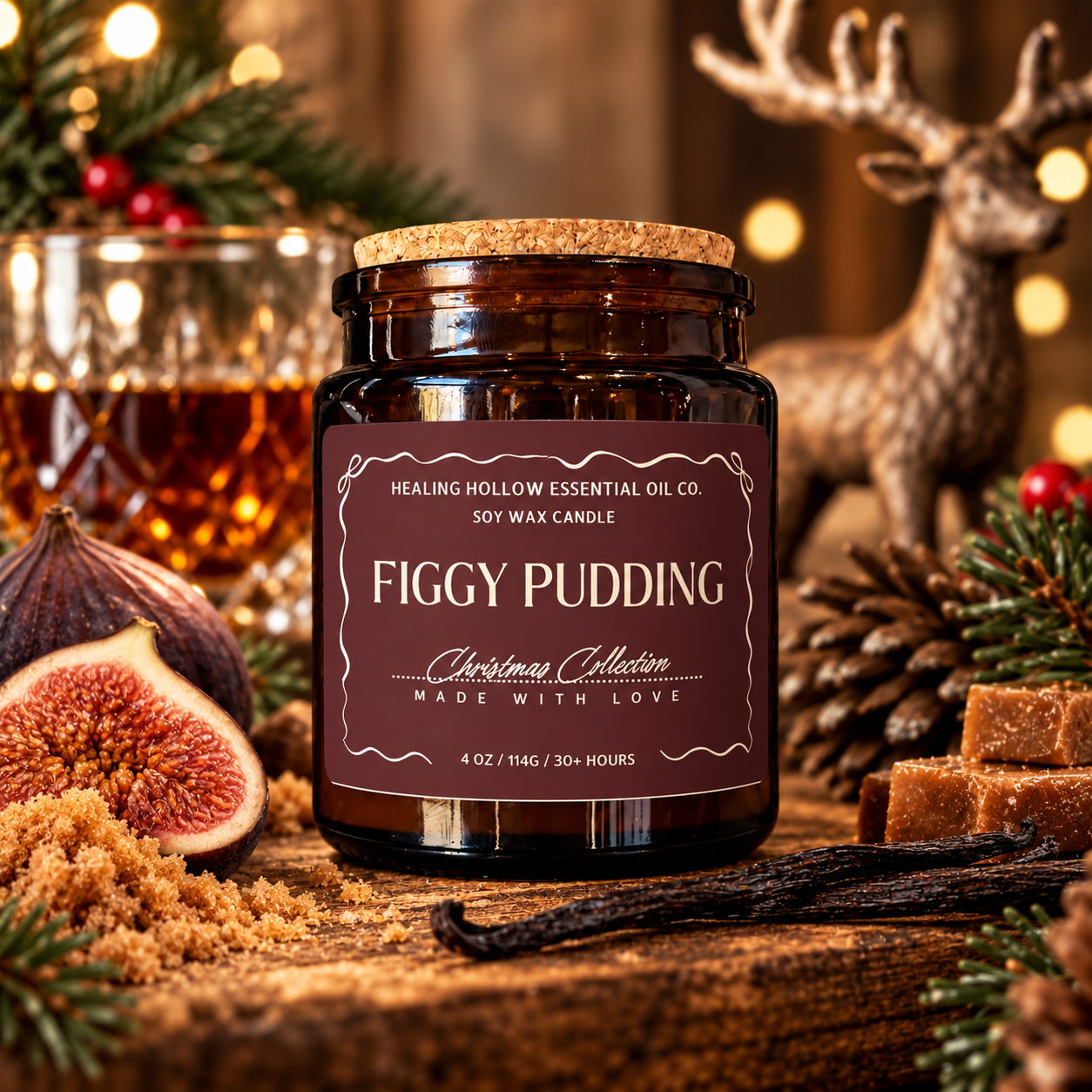 Figgy Pudding Candle
