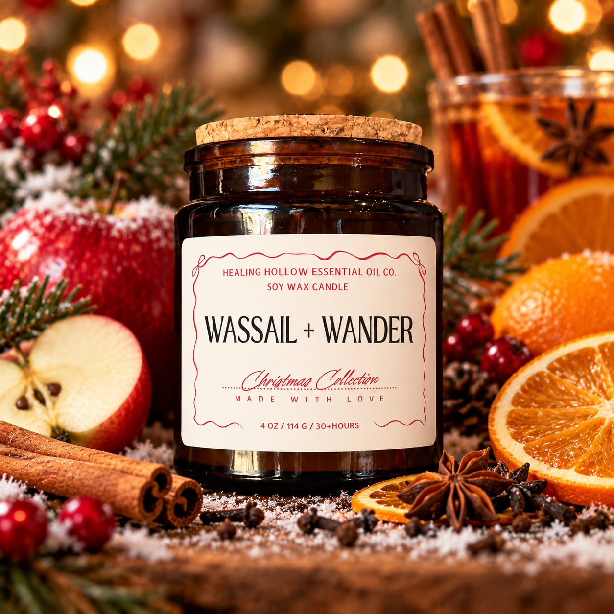 Wassail + Wander Candle