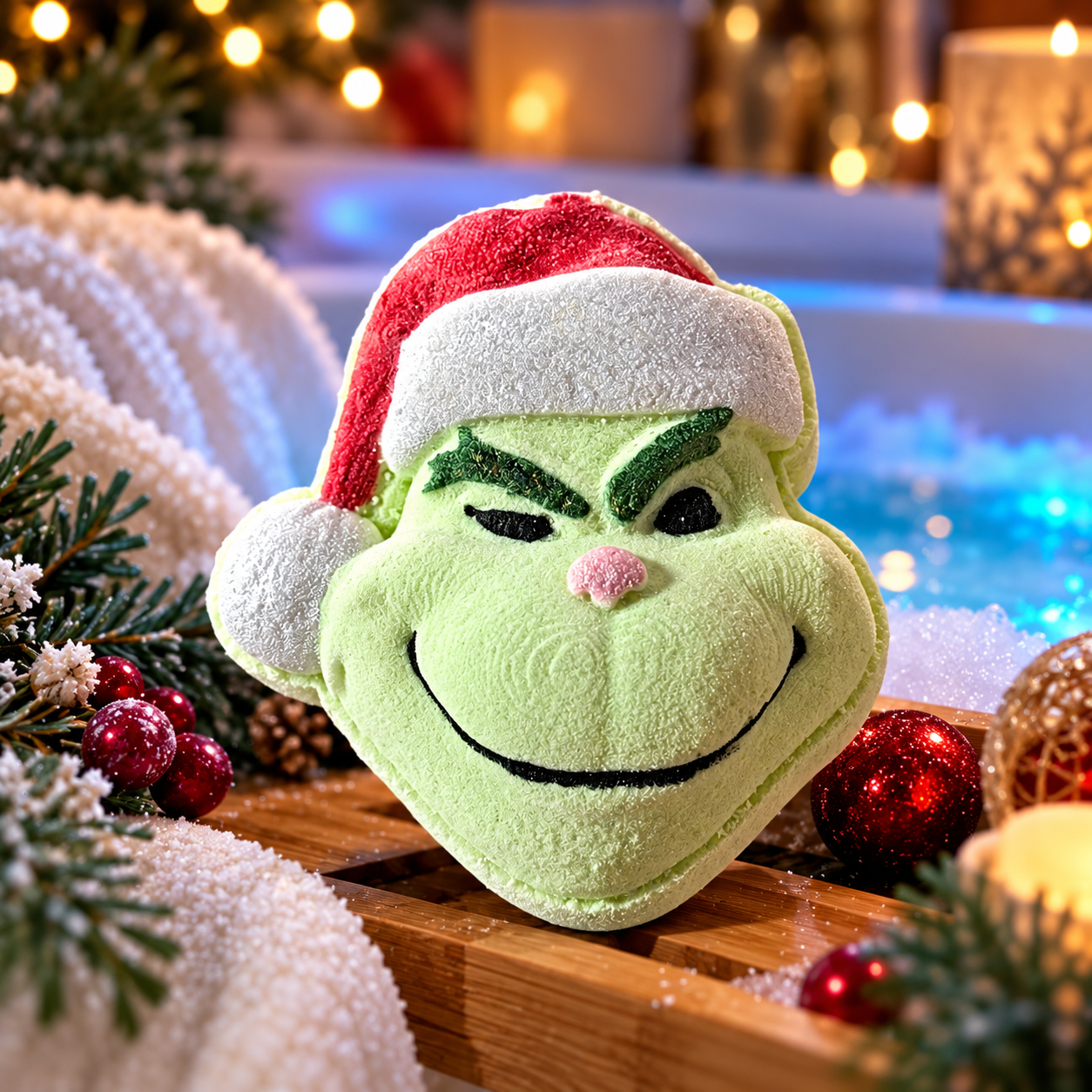Grinchy Bath Bomb