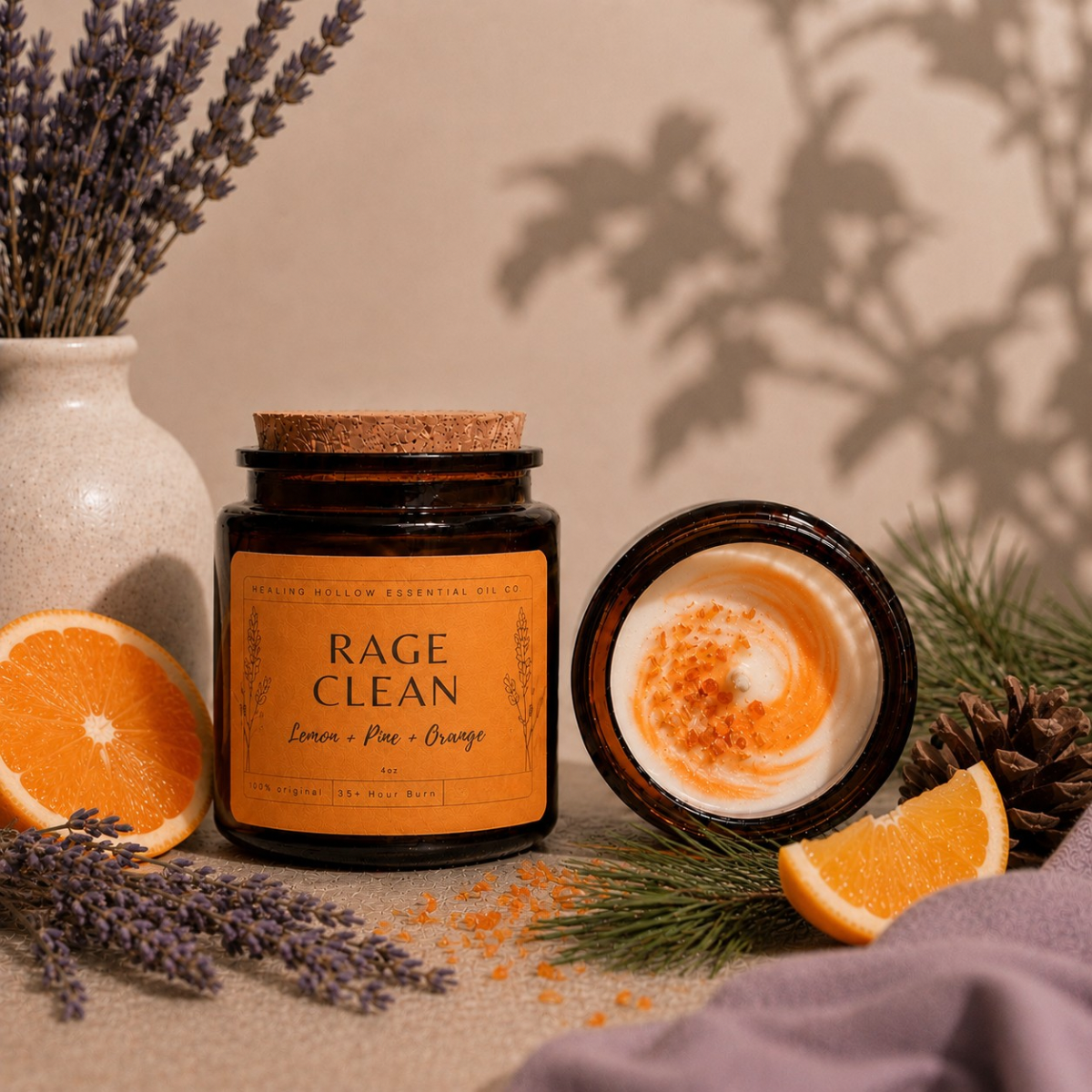Rage Clean Candle