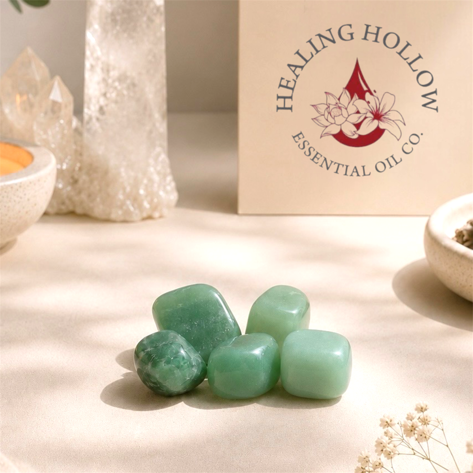Tumbled Green Aventurine