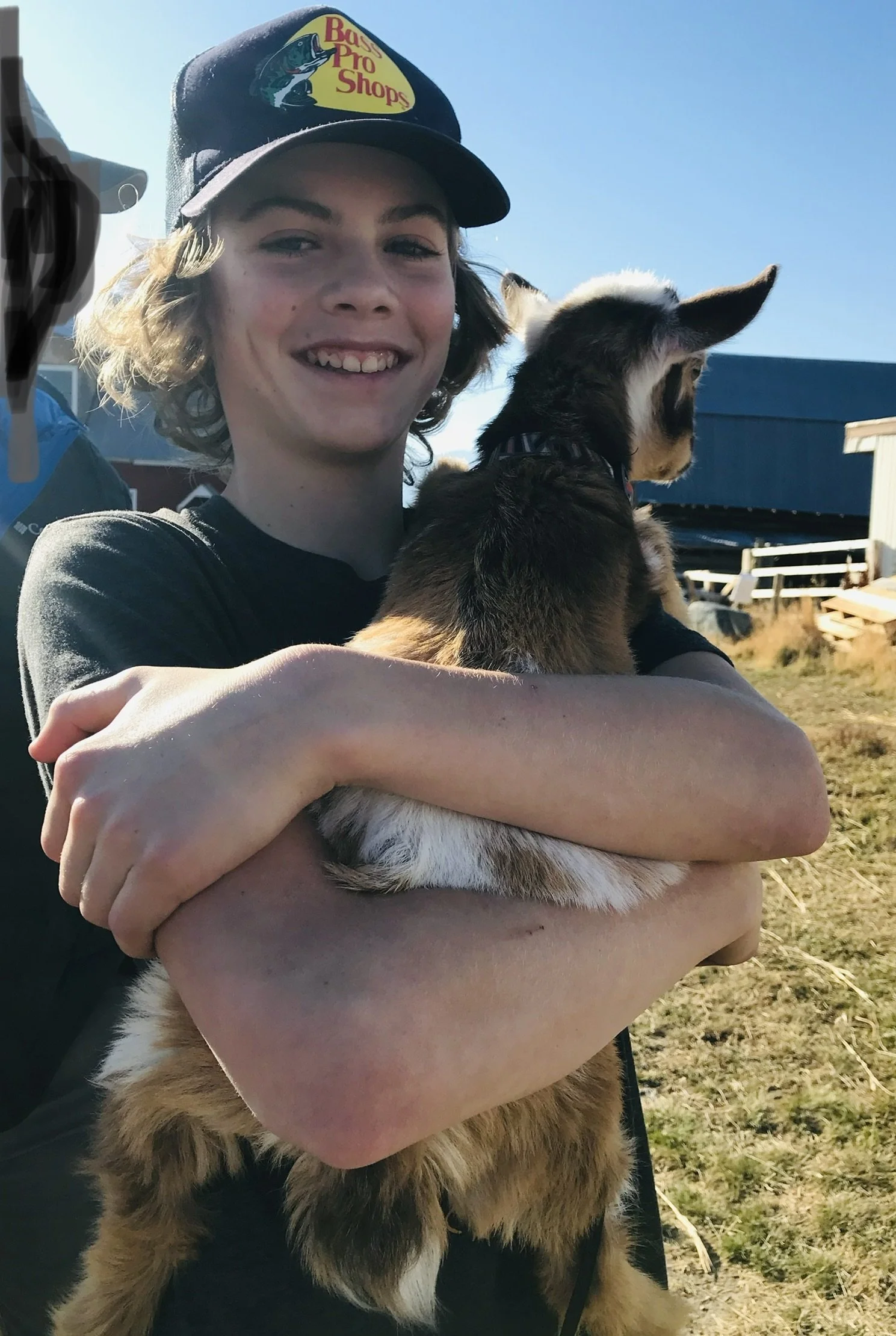 Cole and Poet the Goat