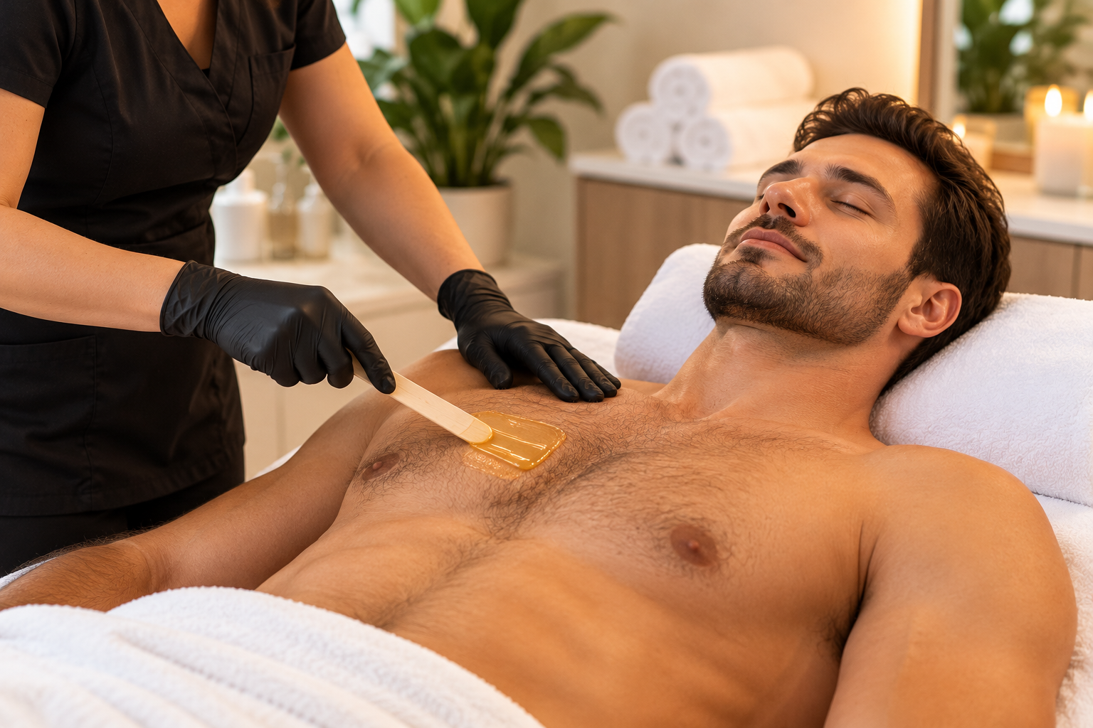 Men's waxing service in Temecula