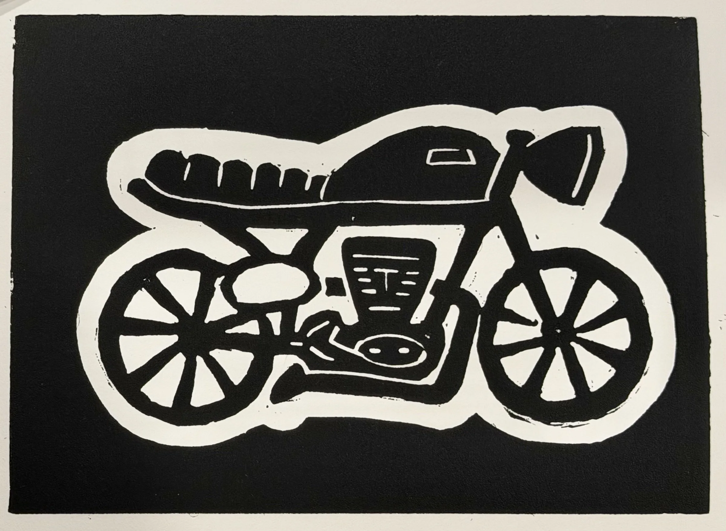 “Triumph” Linocut Print