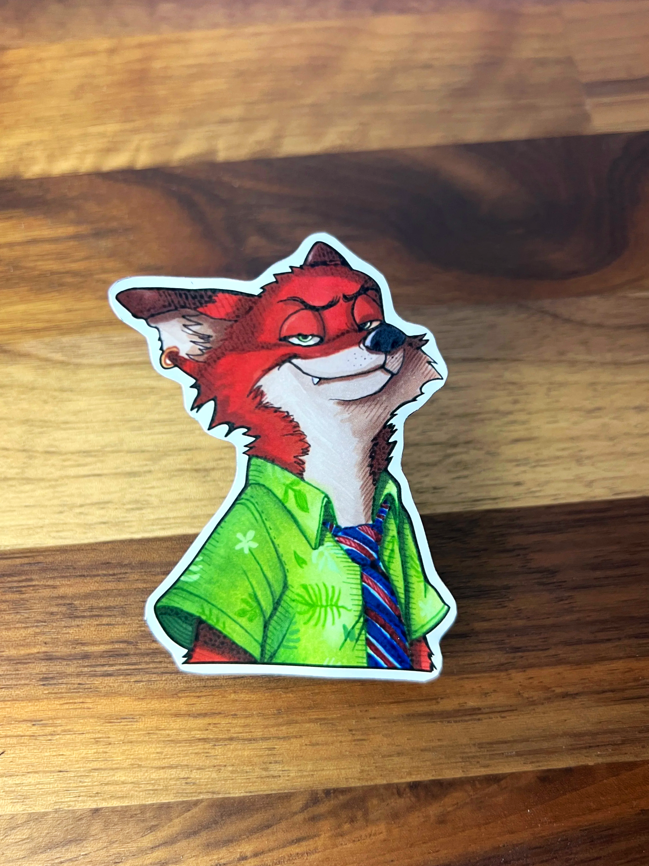 Nick Wilde Badass Sticker