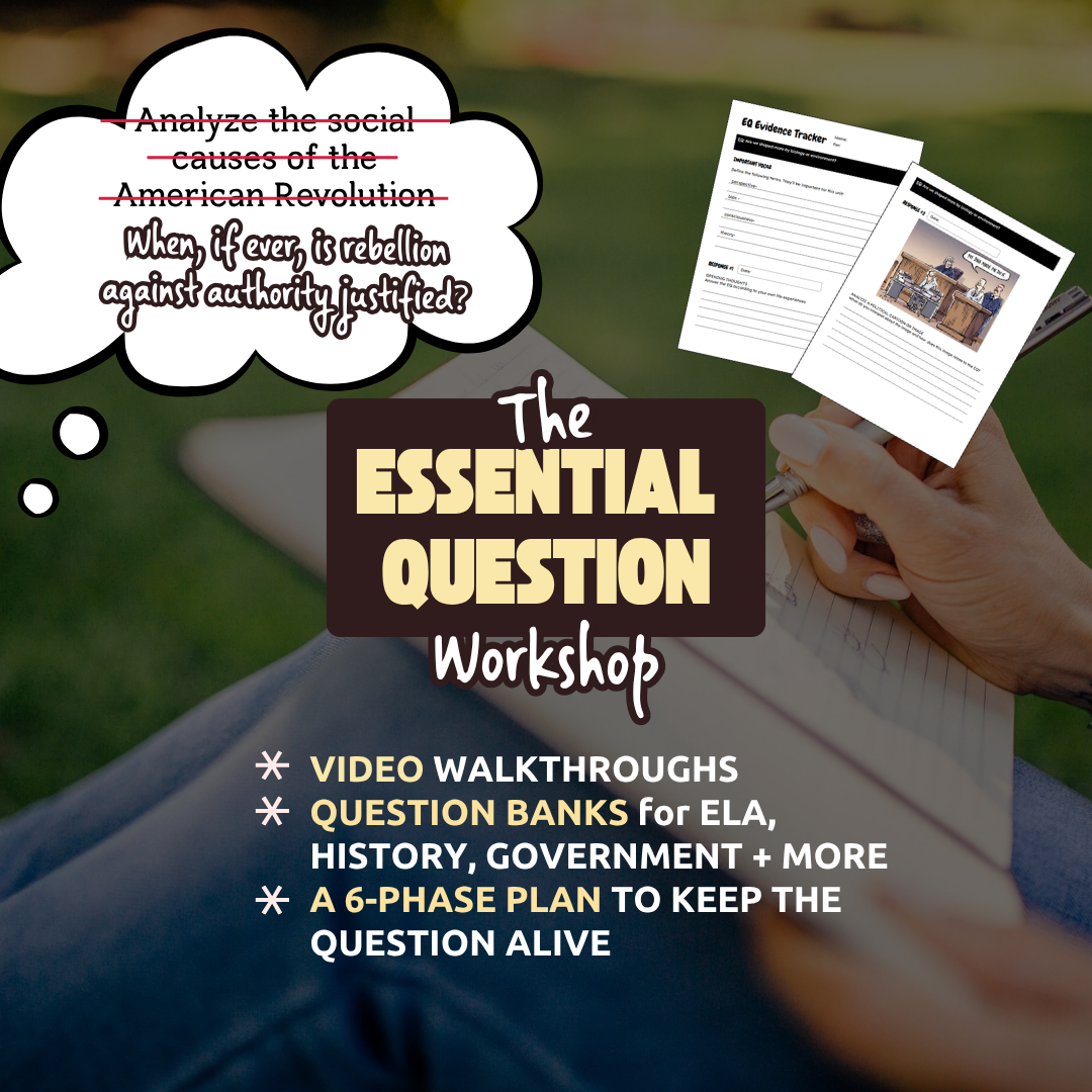 The DHT Essential Question Workshop