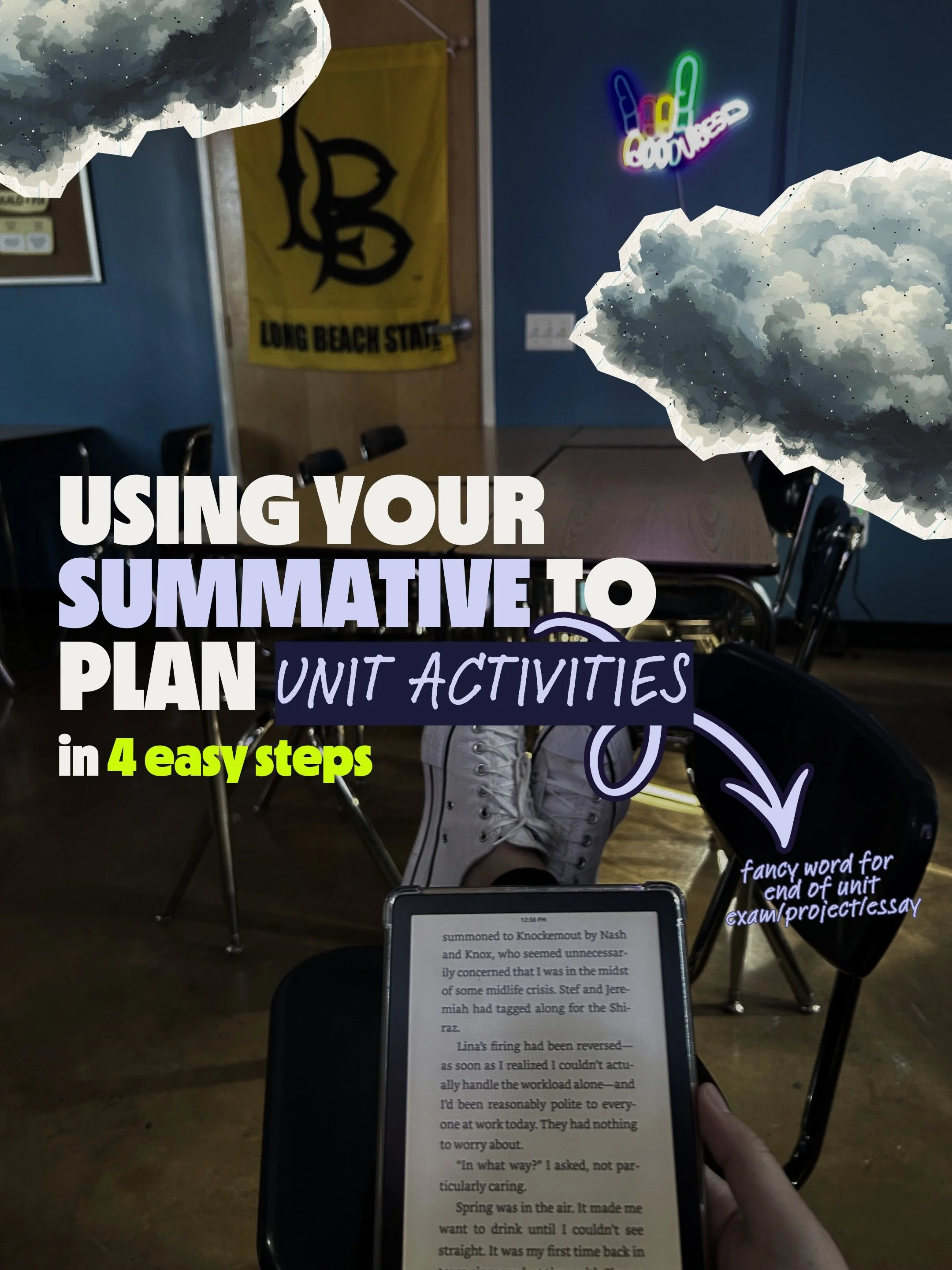 this actually really helped me plan my units so that everything felt cohesive! 

Instead of freaking out about annotating and analyzing primary sources and trying to hit every single standard all the time, I just picked a summative that would hit on 