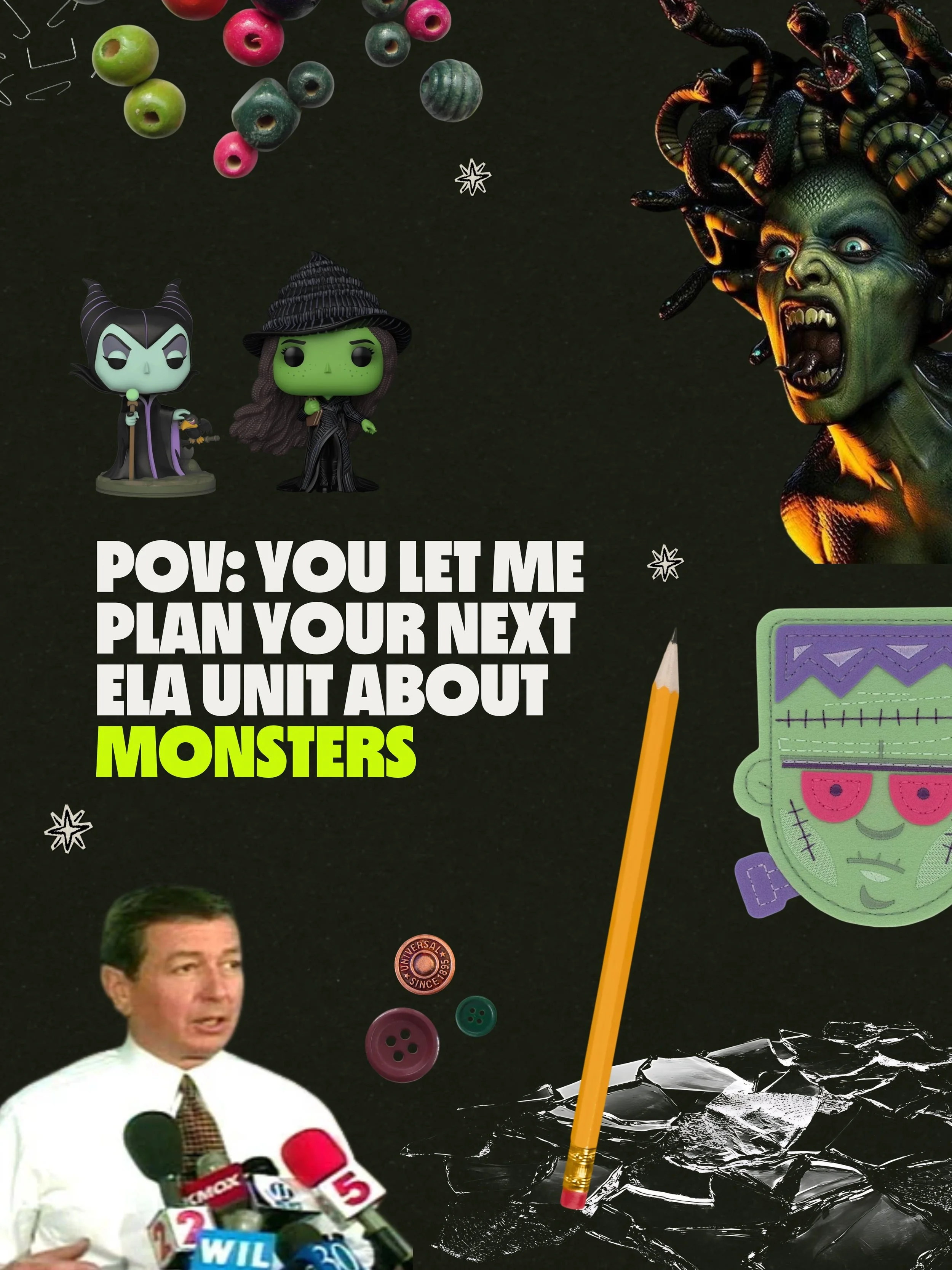 If you let me plan your October ELA unit, it would 100% be a villain origin story vibe! 

There&rsquo;s SO many novels you could use for your class read so I just included 3. But it&rsquo;s the supplementary sources that really bring the unit to life