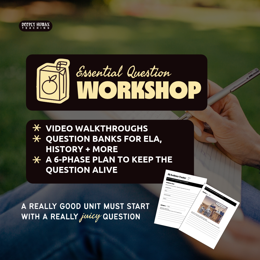 The DHT Essential Question Workshop