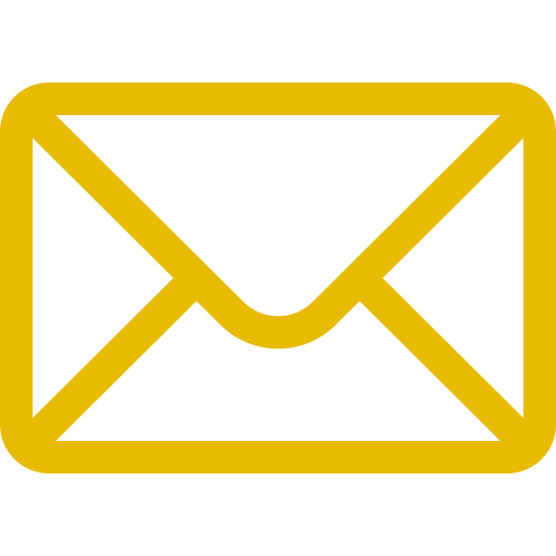 Yellow envelope icon on black background.