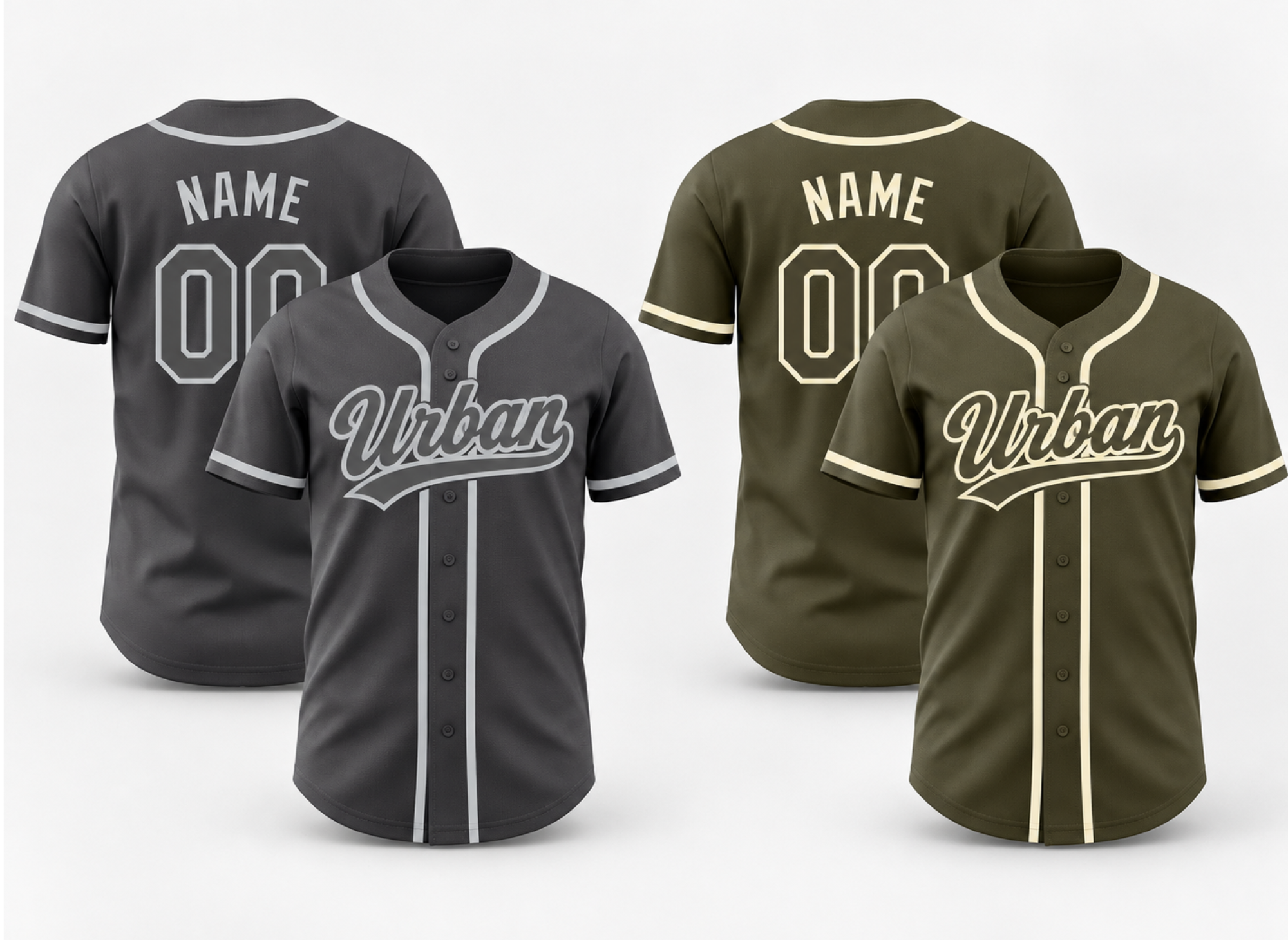 URBAN Custom Baseball Jersey - REQUIRED