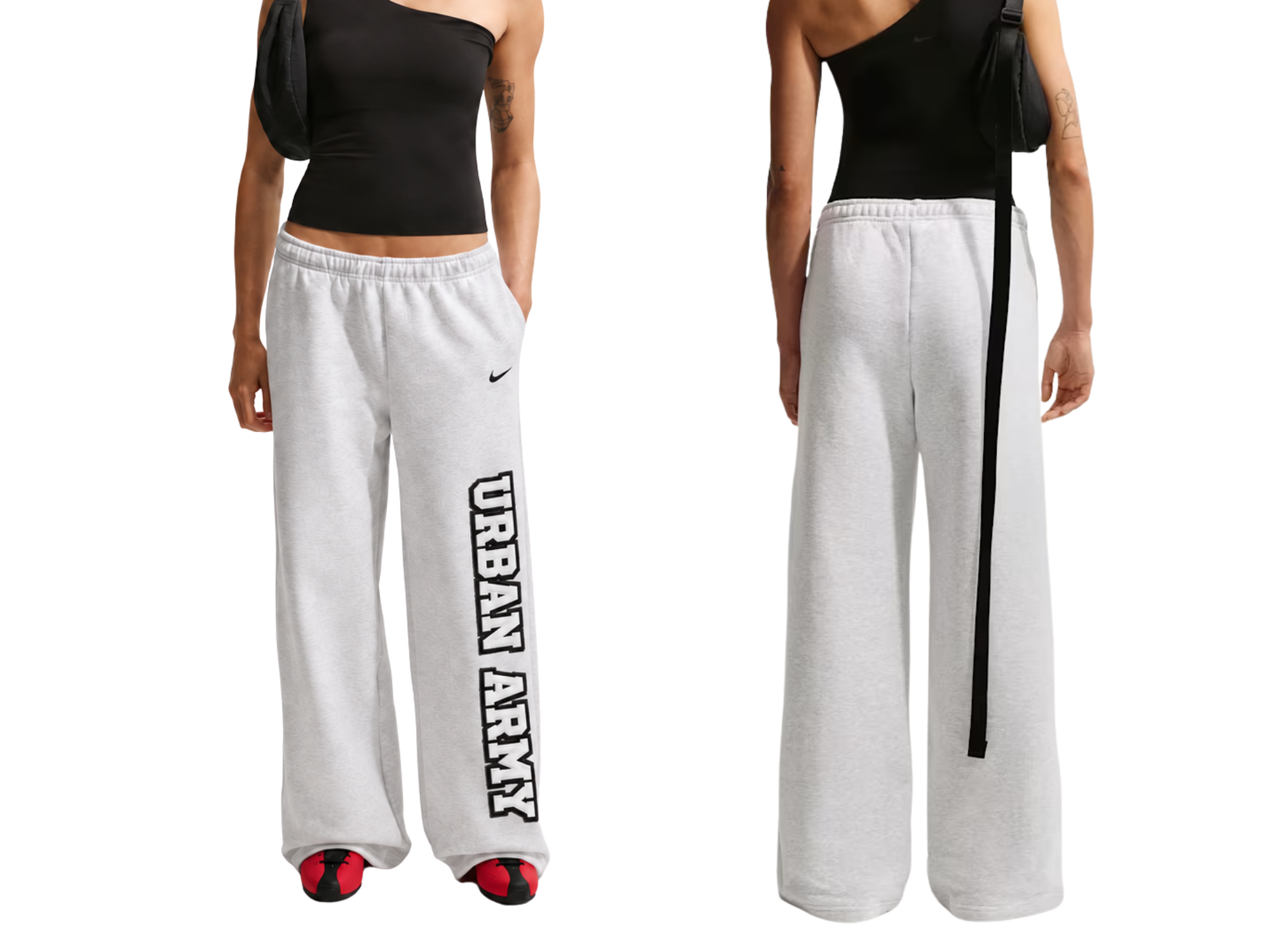 URBAN Army Nike Studio Fleece Wide-Leg Pants