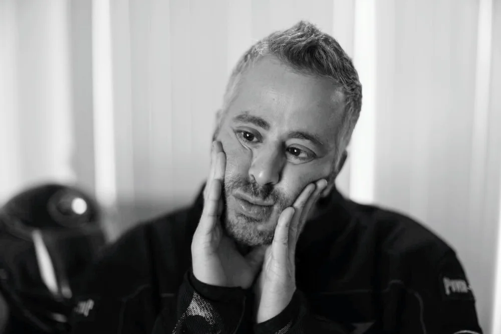 Black and white portrait