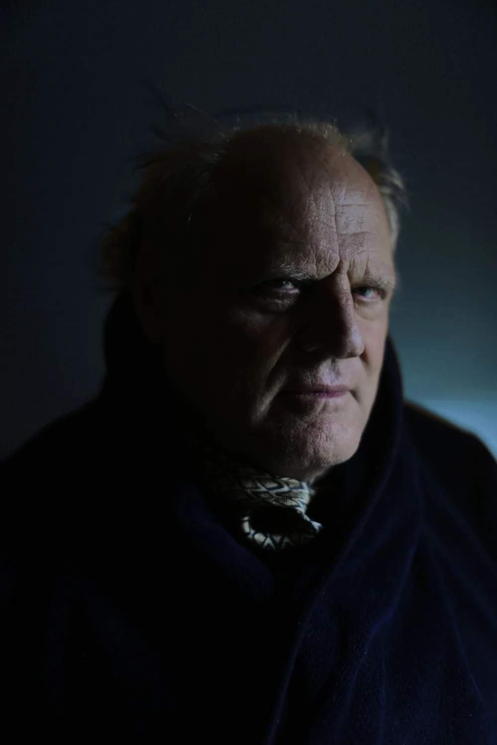 Dramatic portrait of a man
