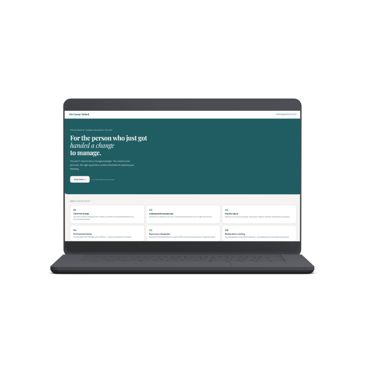 The Accidental Change Manager's Toolkit