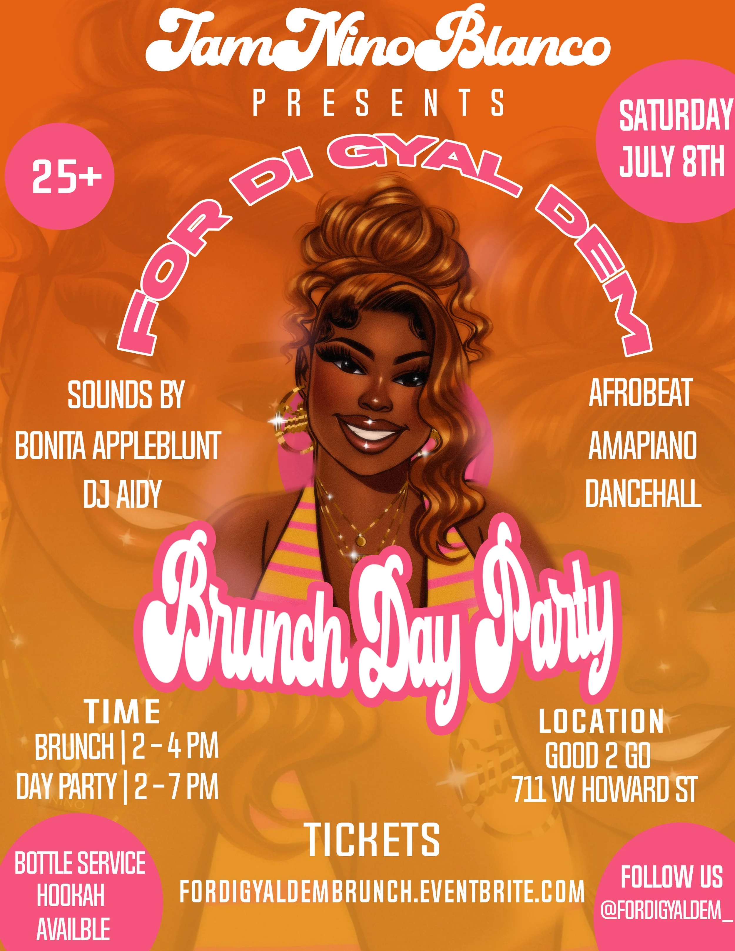 Fordigyaldem bruch day party flyer presented by fordigyaldem