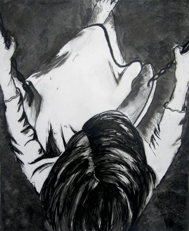 "Suspended"
18x20
Ink on Vellum