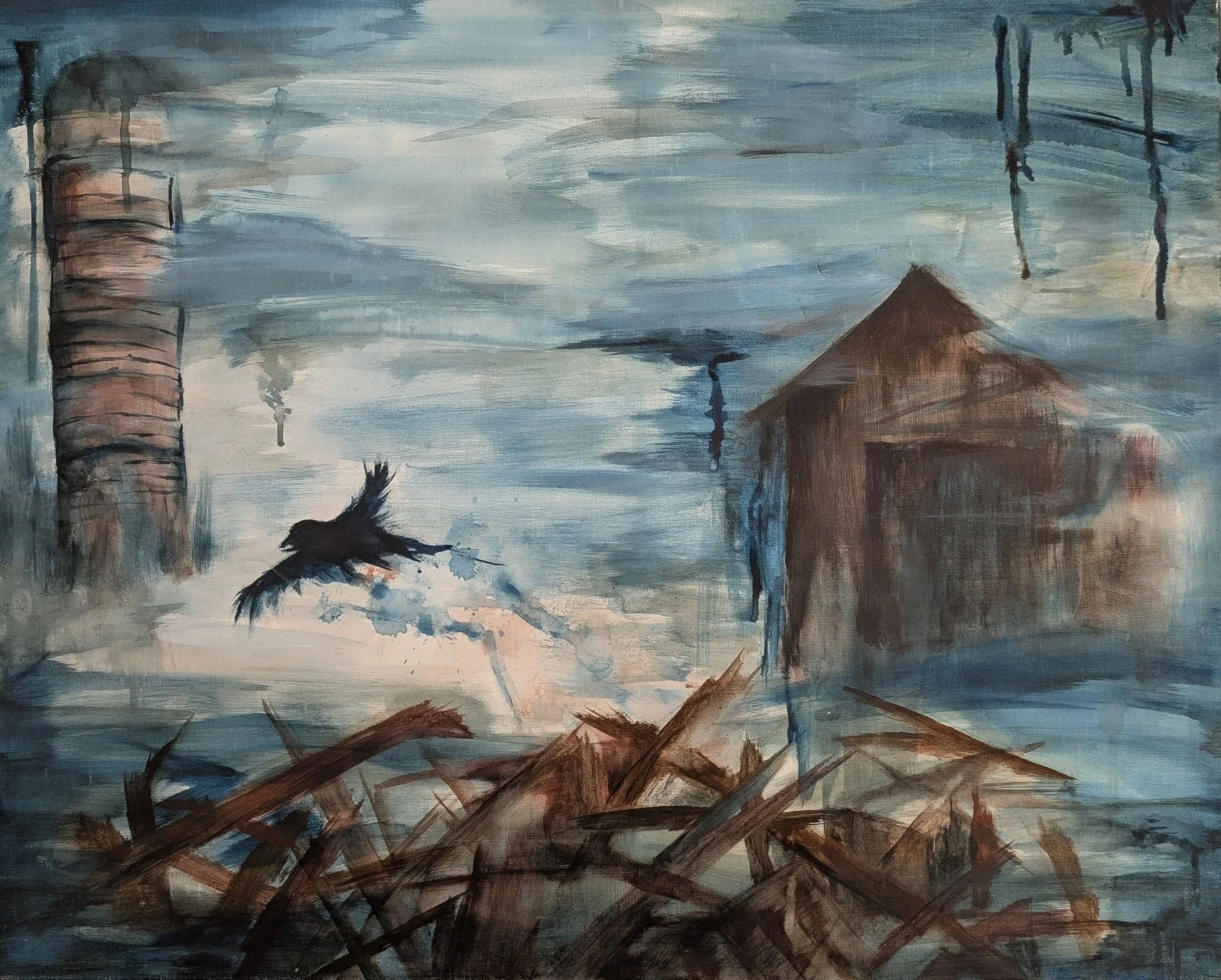 "From a Distance"
23.5x29.5
Acrylic on Canvas
