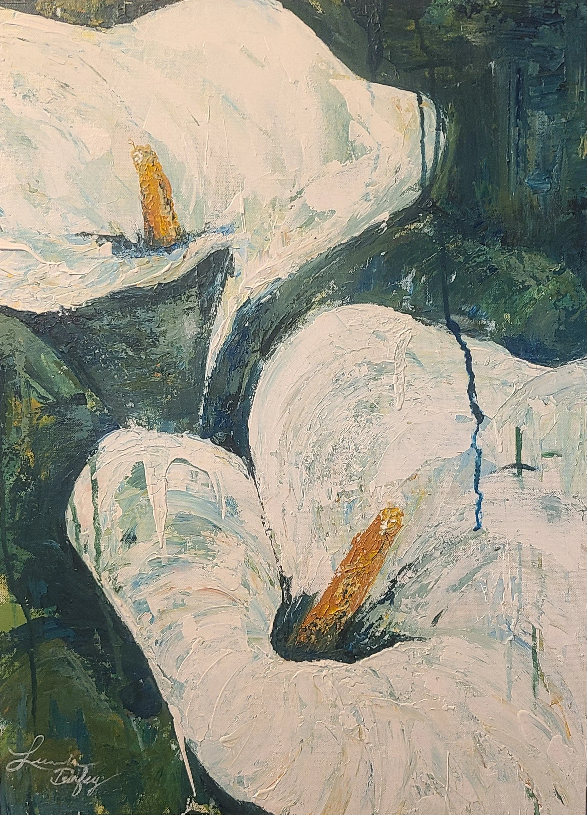 "Left in Layers"
28x22
Acrylic on Canvas with Pallet Knife