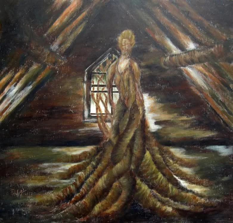 "Kept Within"
24x24
Acrylic on Wood