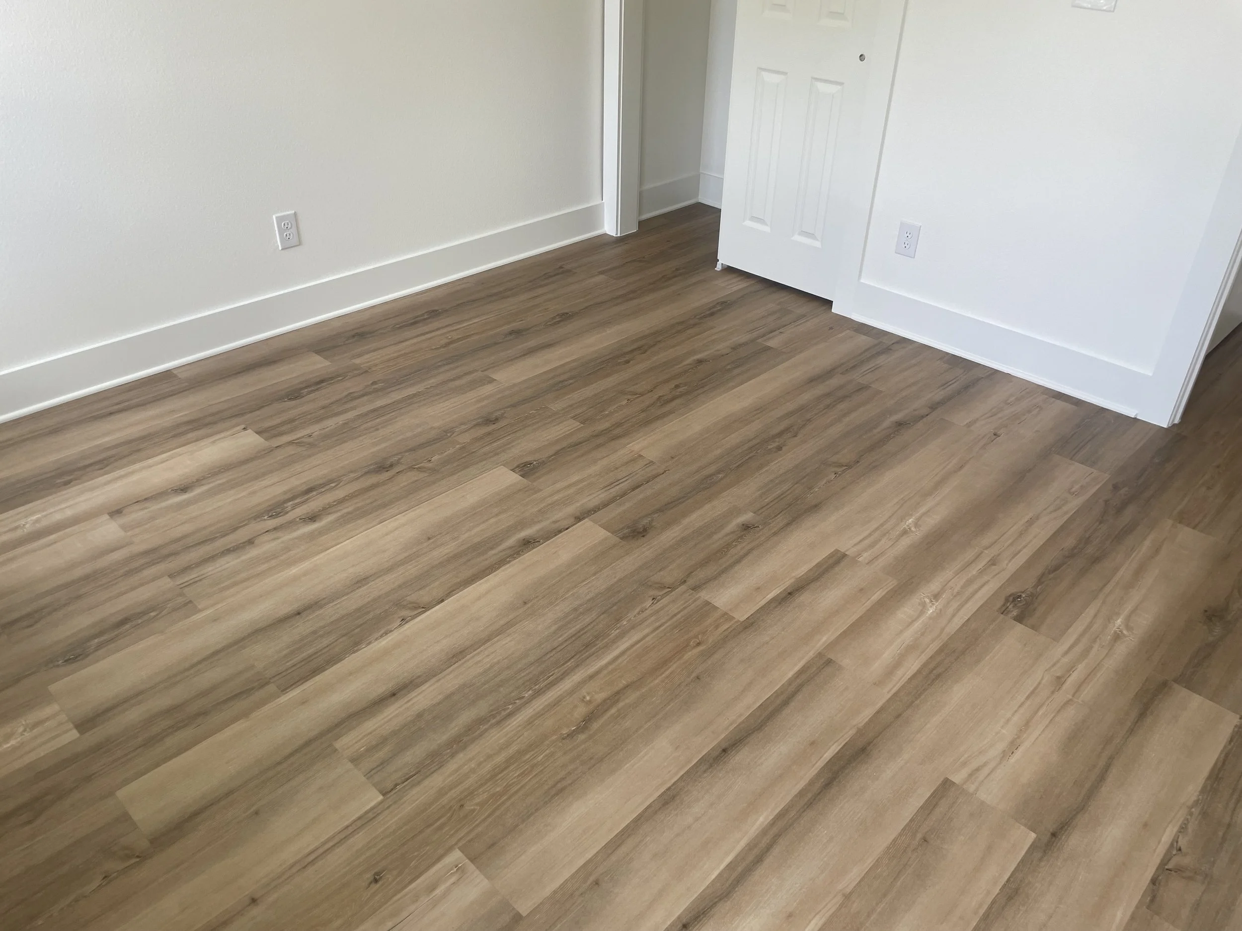 


Luxury Vinyl Plank (LVP) Flooring Installation – San Antonio

LVP flooring installation in a warm wood-look finish, bringing a modern and durable upgrade to the space. Installed wall-to-wall with clean baseboard transitions for a consistent and se