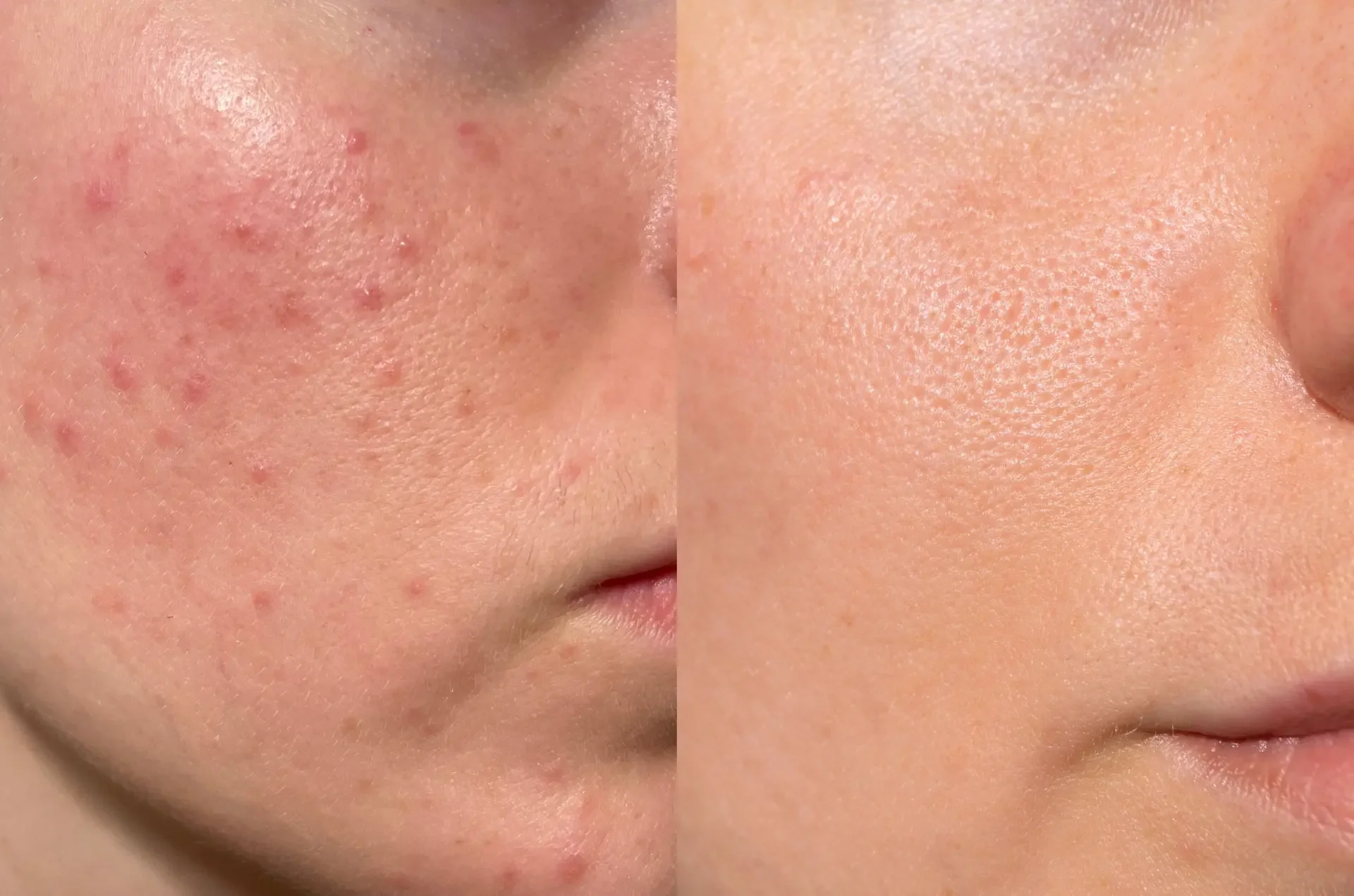 Red acne scar treatments