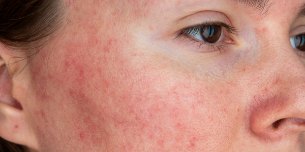 Rosacea facial redness and flushing treatment